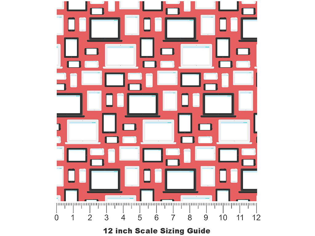 Smarty Pants Technology Vinyl Film Pattern Size 12 inch Scale