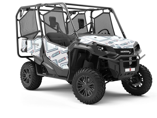 Tablet Time  Technology Utility Vehicle Vinyl Wrap