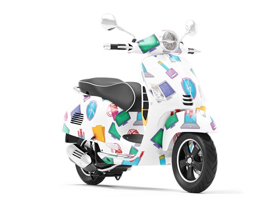 Targeted Attack Technology Vespa Scooter Wrap Film