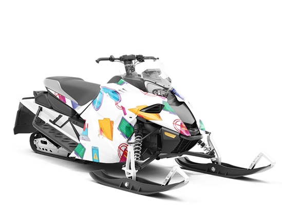 Targeted Attack Technology Custom Wrapped Snowmobile