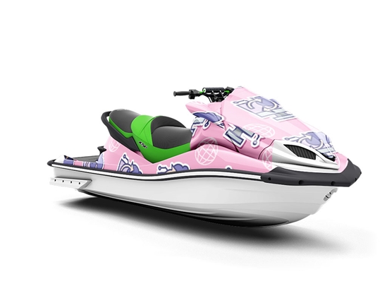 Cloud Sync Technology Jet Ski Vinyl Customized Wrap