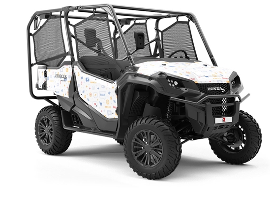 Cyber Monday Technology Utility Vehicle Vinyl Wrap