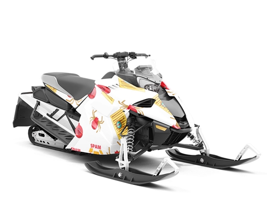 Spam Folder Technology Custom Wrapped Snowmobile