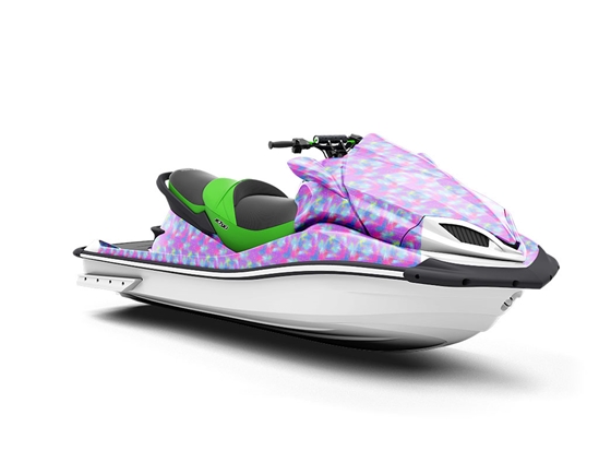 Splattered Fantasy Tie Dye Jet Ski Vinyl Customized Wrap