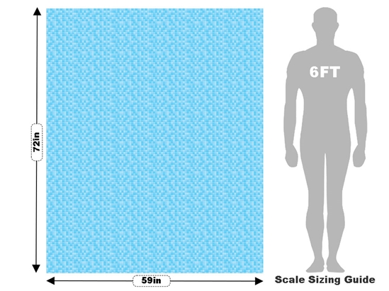 Blue Tile Vehicle Wrap Scale