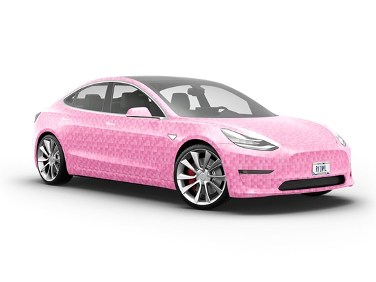 Pink Tile Vehicle Vinyl Wrap