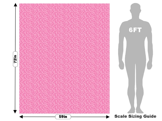 Pink Tile Vehicle Wrap Scale