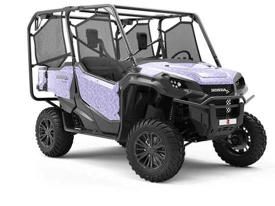 Purple Tile Utility Vehicle Vinyl Wrap