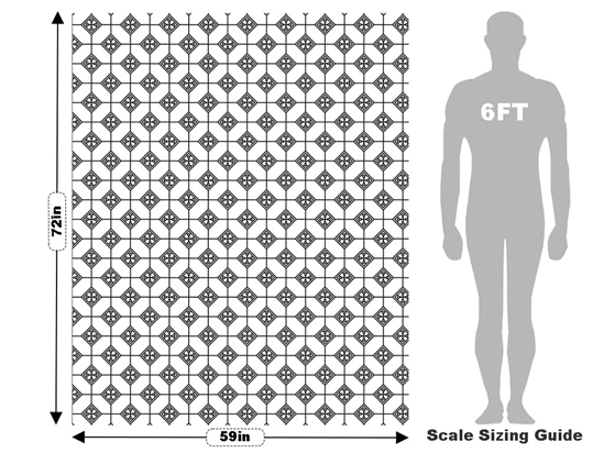 Shower Wall Tile Vehicle Wrap Scale