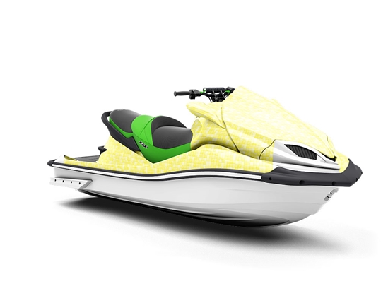 Yellow Tile Jet Ski Vinyl Customized Wrap