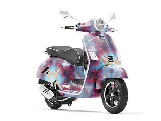 Dark Juice Tile Vespa Scooter Wrap Film