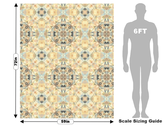 Distant Sunset Tile Vehicle Wrap Scale