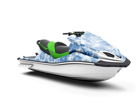 Frozen Ocean Tile Jet Ski Vinyl Customized Wrap