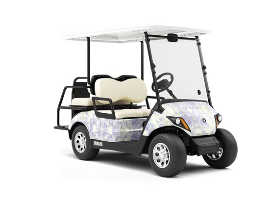 Grape Ambrosia Tile Wrapped Golf Cart