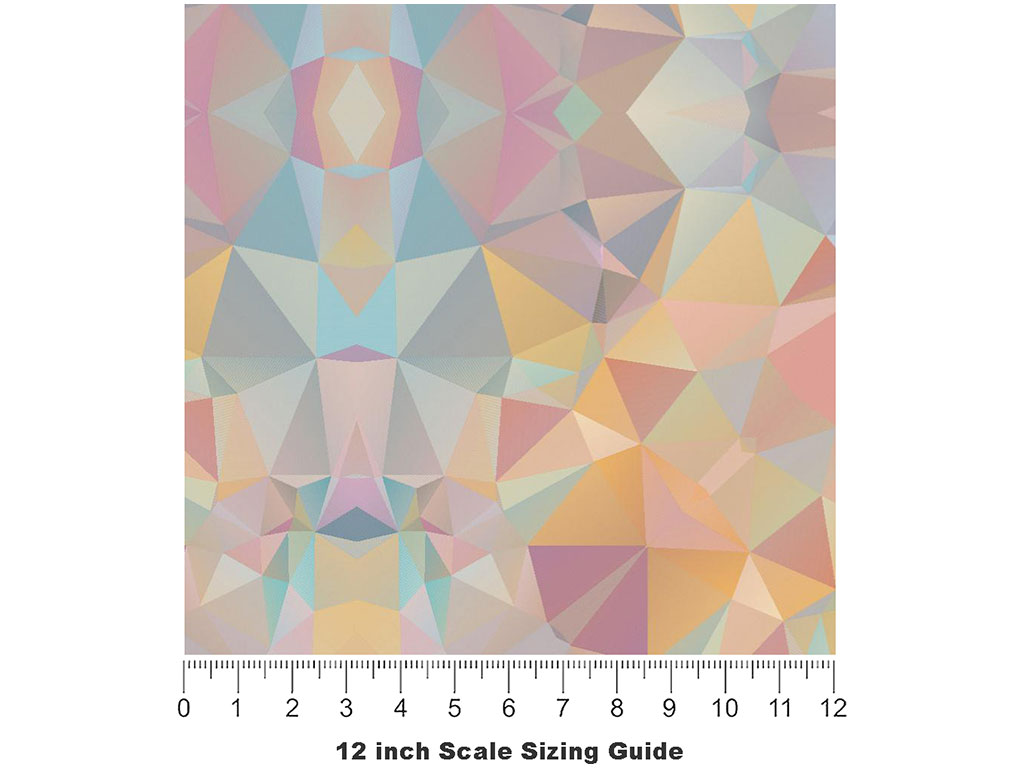 Setting Sun Tile Vinyl Film Pattern Size 12 inch Scale