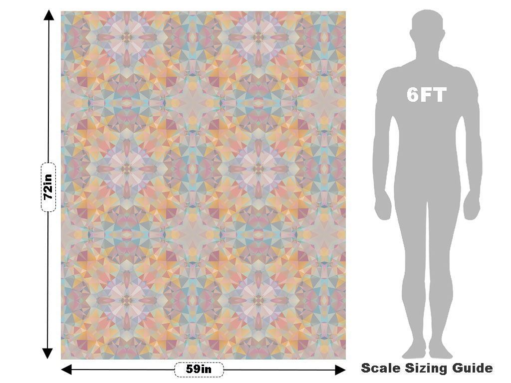 Setting Sun Tile Vehicle Wrap Scale