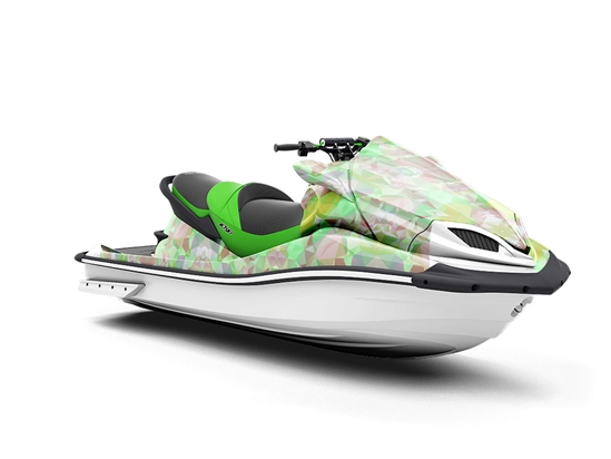 Verdant Nature Tile Jet Ski Vinyl Customized Wrap