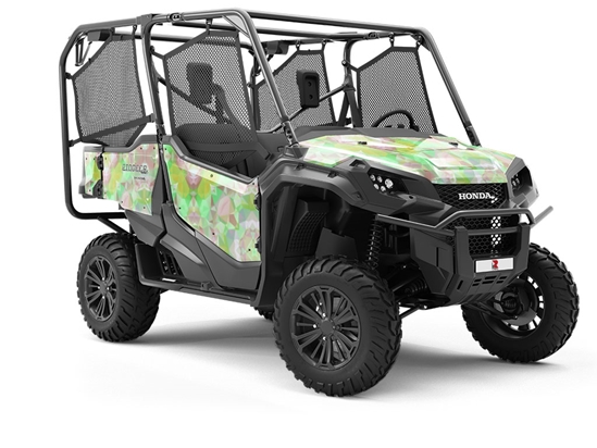 Verdant Nature Tile Utility Vehicle Vinyl Wrap