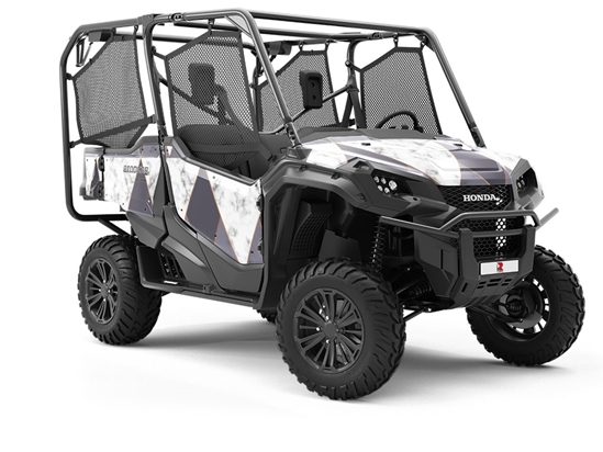 Black Diamond Tile Utility Vehicle Vinyl Wrap