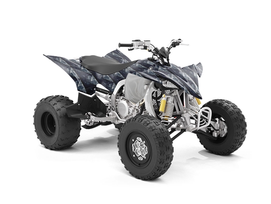 Black Square Tile ATV Wrapping Vinyl