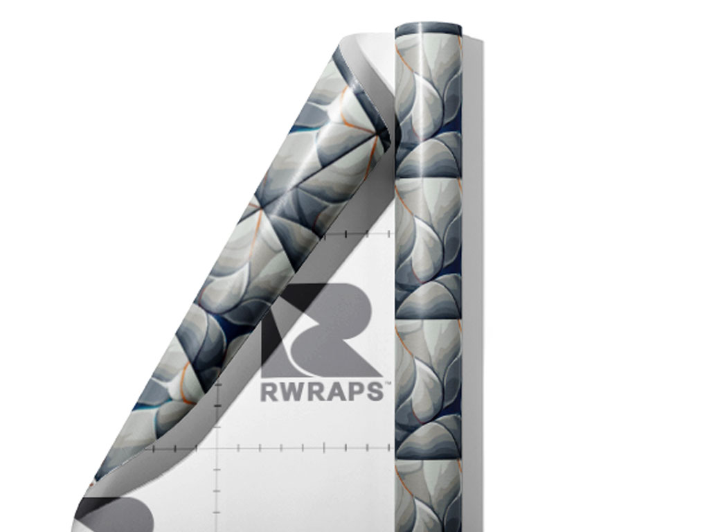 Grey Square Tile Wrap Film Sheets