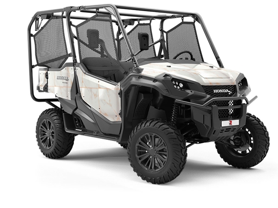 Peach Square Tile Utility Vehicle Vinyl Wrap