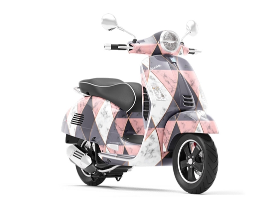 Pink Hourglass Tile Vespa Scooter Wrap Film