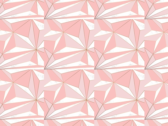 Pink Star Tile Vinyl Wrap Pattern