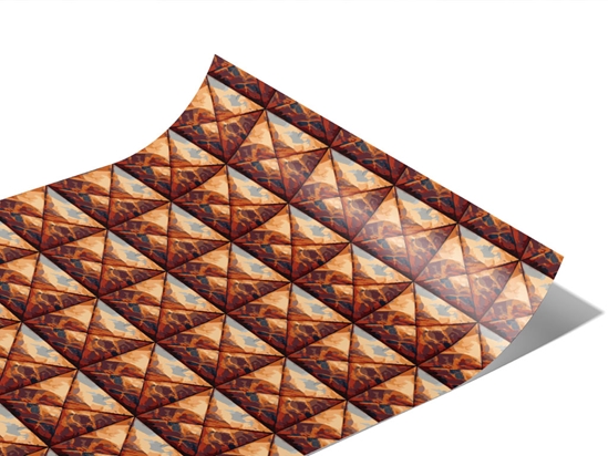 Rust Square Tile Vinyl Wraps