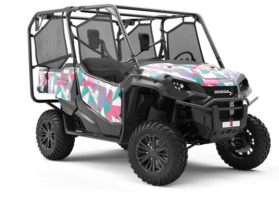 Saturated Shards Tile Utility Vehicle Vinyl Wrap