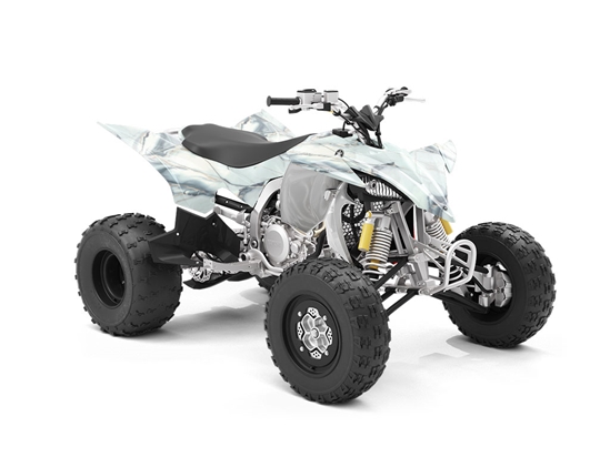 Silver Square Tile ATV Wrapping Vinyl