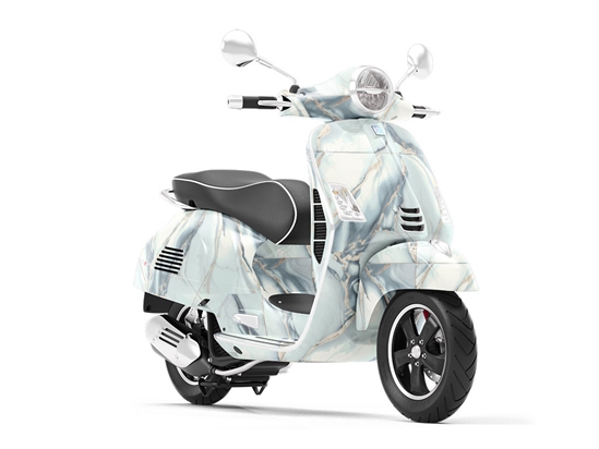 Silver Square Tile Vespa Scooter Wrap Film