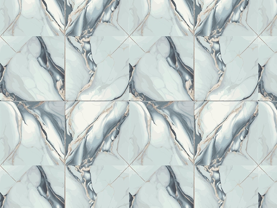 Silver Square Tile Vinyl Wrap Pattern