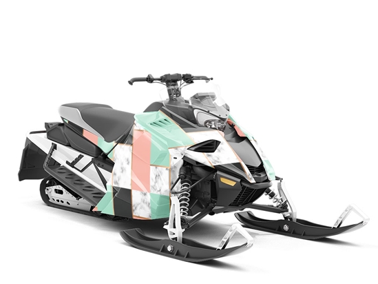 Split Panels Tile Custom Wrapped Snowmobile