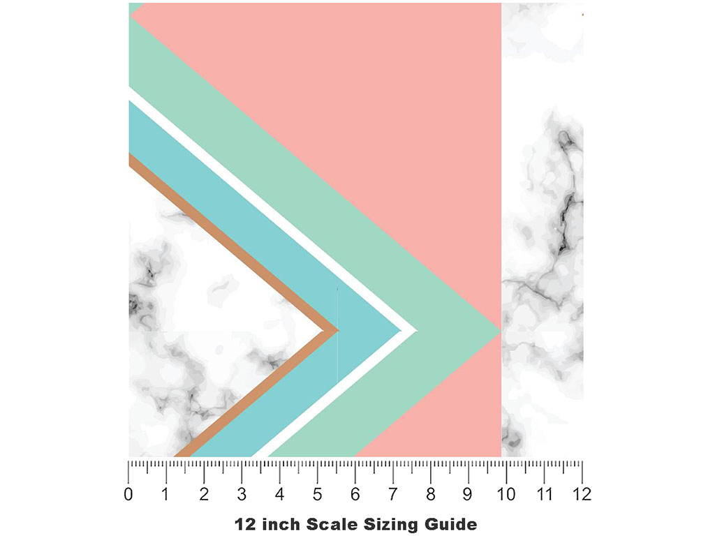 Western Facing Tile Vinyl Film Pattern Size 12 inch Scale