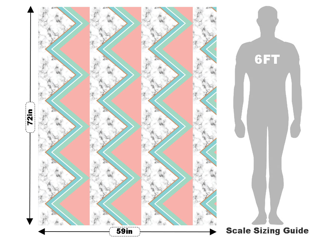 Western Facing Tile Vehicle Wrap Scale