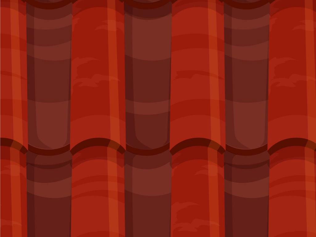 Red Clay Tile Vinyl Wrap Pattern