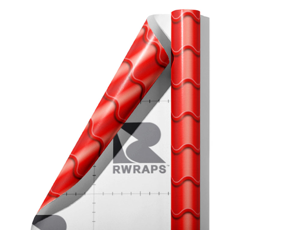 Red Tile Wrap Film Sheets