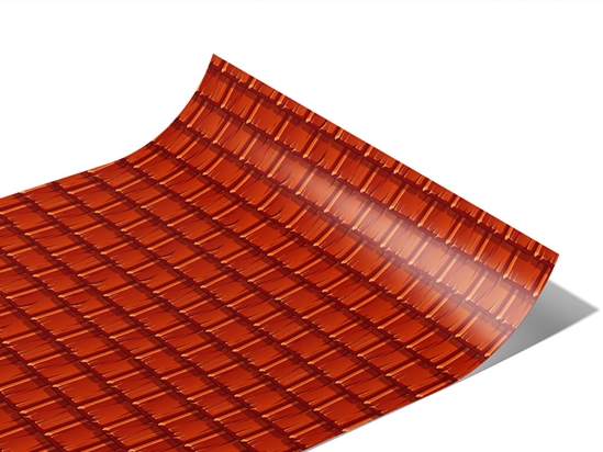 Red Shake Tile Vinyl Wraps