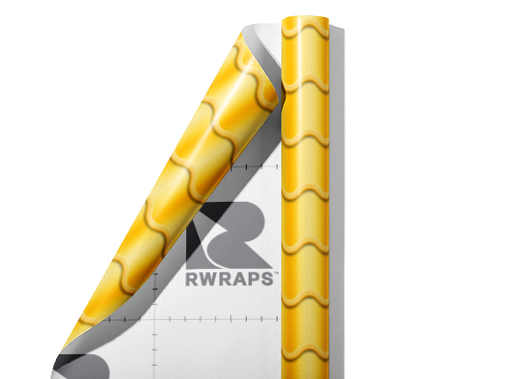 Yellow Tile Wrap Film Sheets