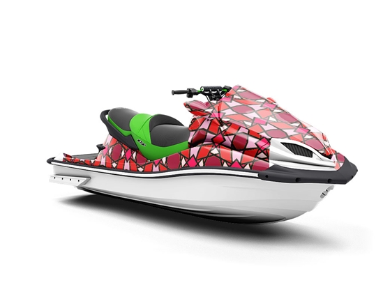 Warped Sun Tile Jet Ski Vinyl Customized Wrap