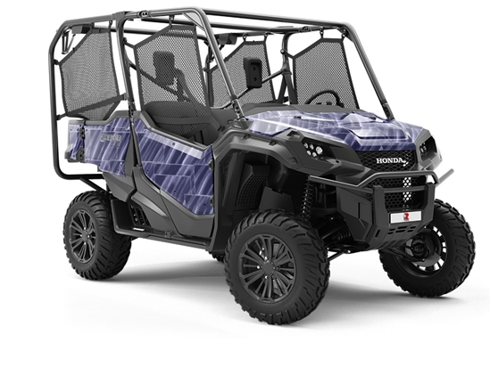 Navy Tile Utility Vehicle Vinyl Wrap