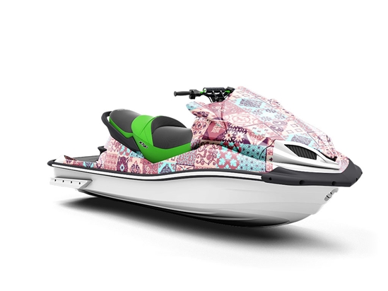 Spring Fever Tile Jet Ski Vinyl Customized Wrap