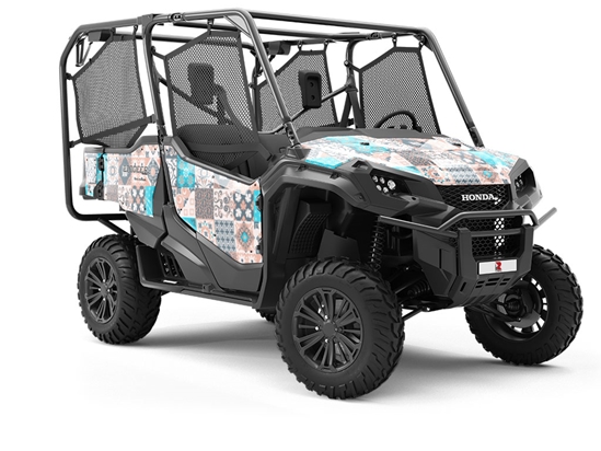 Spring Tile Utility Vehicle Vinyl Wrap