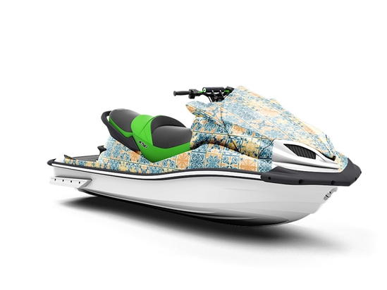 Summer Tile Jet Ski Vinyl Customized Wrap