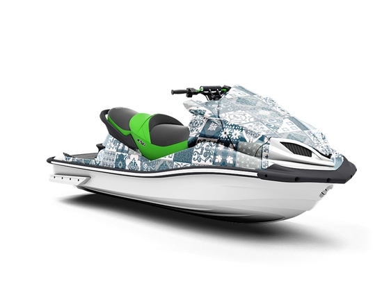 Winter Tile Jet Ski Vinyl Customized Wrap