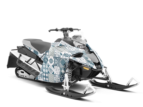 Winter Tile Custom Wrapped Snowmobile