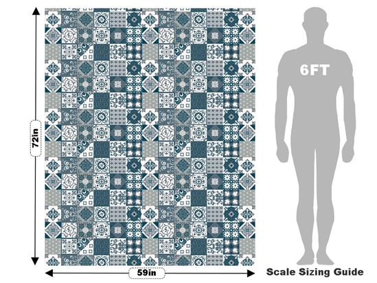 Winter Tile Vehicle Wrap Scale