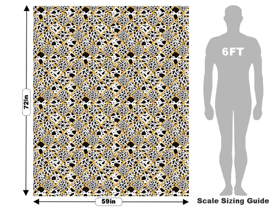 Dalmatian Tile Vehicle Wrap Scale