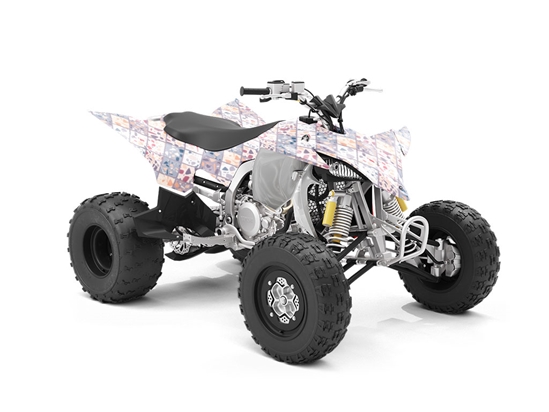 Purple Tile ATV Wrapping Vinyl